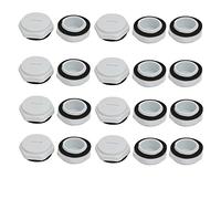 sourcing map sourcingmap Tapa roscado Extremo Prensaestopas de Nylon gris M25 rosca macho 20pcs