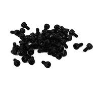 sourcing map sourcingmap® Tornillos del casquillo de la cabeza del zócalo de aleación de acero de color negro M1.6 x 3mm 50pcs