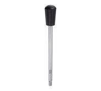 sourcing map Sujeción Manijas M10 Rosca 200mm (8") Longitud Cromado Giratorio Manivela Manija Empuñadura Volante Tornillo Vástago para Torno Máquina