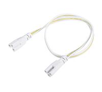 sourcing map T5 T8 LED Tubo Conector Cable 50CM Hembra a Hembra Doble Extremo Extensión Cable para LED Integrado Luz Tubo, Paquete de 2