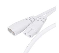 sourcing map T5 T8 LED Tubo Extensión Cable 2 Pasadores 30cm Macho a Hembra Cable LED Integrado Luz Tubo Luminaria 2uds