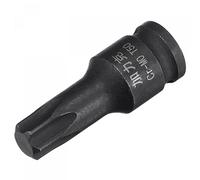 sourcing map T50 Impacto Torx Taladro Zócalo, 1/4" Cuadrado Impulsor 35mm Longitud CR-MO Métricos Tamaños