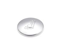 sourcing map Tapón de desagüe para lavabo de aleación de zinc de 42 mm de diámetro