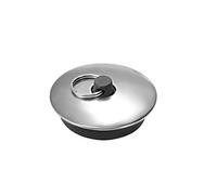 sourcing map Tapón de goma con anillo Tapón de vaciado para Fregadero Bañera Cocina Baño 39-48 mm, 1 Paquete
