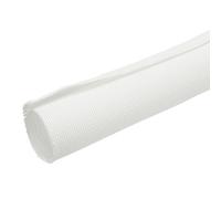 sourcing map Telar de alambre trenzado, 7 pies (2 m) - 3/4 pulgadas (19 mm), manga de gestión de cables trenzados divididos para automoción, tubo de malla dividida para gestión de múltiples cables