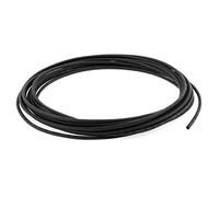 sourcing map Termorrectráctil Tubería, 4mm Diámetro 2: 1 Relación Termorrectráctil Tubo Alambre Envoltura 10m Negro para Aislamiento Eléctrico Cable Reparación Conexión