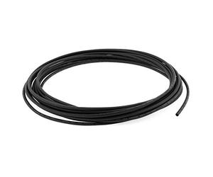 sourcing map Termorrectráctil Tubería, 4mm Diámetro 2: 1 Relación Termorrectráctil Tubo Alambre Envoltura 10m Negro para Aislamiento Eléctrico Cable Reparación Conexión