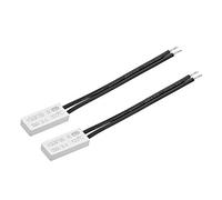 sourcing map Termostato de 100℃, N.C Interruptor de Control de Temperatura de Plástico Normalmente Cerrado 250V 5A Controlador para Calefacción Eléctrica Secador Cafetera, 2pcs