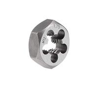 sourcing map Terraja, Terrajas de Roscar Métricas M12 x 1,75, Terraja Hexagonales, Troquel para Roscar de Acero al Carbono