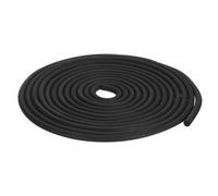 sourcing map Tira de sellado de goma de espuma, 6 mm de diámetro, 10 metros de largo, goma EPDM redonda para juntas de bricolaje, almacén, almohadillas, tubos de espuma, manualidades