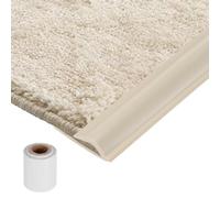 sourcing map Tira de transición para alfombras, 1 m x 1.3 pulgadas, tira de transición de alfombra a azulejo, tiras de borde de suelo con cinta, borde laminado para unir huecos, azulejos de suelo