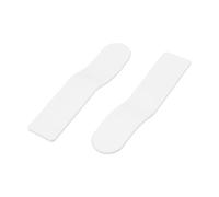sourcing map Tira Plástica Casera del Retrete De La Tira del Retrete De La Tapa del Retrete De La Manija del Elevador 2pcs Blanco