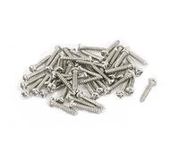 sourcing map 50piezas Tornillos Autoperforantes de Cabeza M1.5 x 10mm