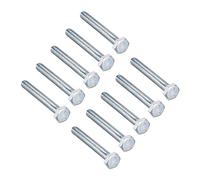 sourcing map Tornillos de cabeza hexagonal 1/4-20 * 2 sujetador grado 5 unc acero al carbono 10pcs