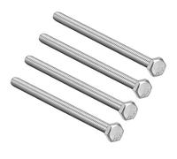 sourcing map Tornillos De Cabeza Hexagonal Rosca M8 150mm 304 Acero Inoxidable De 4Pcs Sujetador