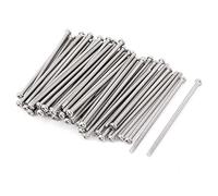 sourcing map Tornillos de cabeza plana Phillips 304 de M3 x 70 mm, 60pcs | de acero inoxidable