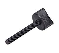 sourcing map Tornillos de plástico de nailon de rosca métrica Pernos, Tornillos de pulgar de 5 unidades M4 x 30mm