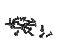 sourcing map Tornillos Phillips M2 de 6 mm, color negro, 350 unidades | Interruptor de ventilador para ordenador portátil y TV