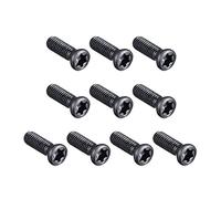 sourcing map Tornillos Torx M3,5 x 12 mm para reemplazar la herramienta de torno CNC de inserción de carburo de acero al carbono de grado 12,9, 10 unidades