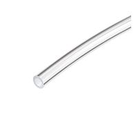 sourcing map Tubería de vinilo transparente de PVC 5mm ID x 7mm OD 2 metro/6.558ft Tubo de manguera flexible de plástico