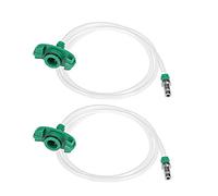 sourcing map Tubo de aire 30cc pegamento dispensador jeringas conector adaptador para industrial, 2 piezas