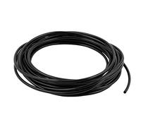 sourcing map Tubo de compresor de aire neumático de 4 x 2,5 mm Tubo de manguera de TPU Tubo de 6 m Negro