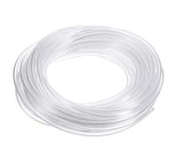 sourcing map Tubo de PVC, 1 mm de diámetro interior x 1,8 mm de diámetro exterior, tubo de agua de vinilo transparente de 13 pies de largo, tubo de agua flexible de plástico ligero para acuaponia,