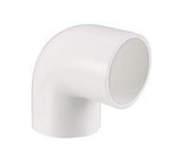 sourcing map Tubo PVC, Codo PVC de 90 Grados de Deslizamiento de 40mm, Conector PVC, Reductor PVC, Reductor Manguera, 5 Piezas