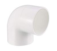 sourcing map Tubo PVC, Codo PVC de 90 Grados de Deslizamiento de 75mm, Conector PVC, Reductor PVC, Reductor Manguera, 2 Piezas