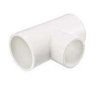 sourcing map Tubo PVC, Codo PVC de Deslizamiento de 40mm x 40mmx 32mm, Conector PVC en forma de T, Reductor PVC, Reductor Manguera, 2 Piezas