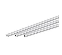 sourcing map Tubo redondo de aluminio 6063 de 4 mm de diámetro exterior 2 mm de diámetro interior 300 mm de longitud, 3 piezas