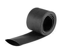 sourcing map Tubo Termorretráctil, Termoretractil 2m Longitud, Ancho Plano de 66mm, Ø 40mm, Relación 2:1, Tubo Termoretractil para Protección el Cable, Prevenir la Corrosión del Metal, Negro