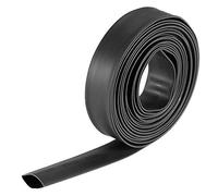 sourcing map Tubo Termorretráctil, Termoretractil 3 Metros Longitud, Diámetro 10 mm, Relación 2:1, Tubo Termoretractil para Protección el Cable, Prevenir la Corrosión del Metal, Negro