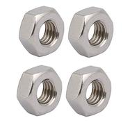 sourcing map Tuerca hexagonal rosca izquierda de acero inoxidable M10 x 1,5 mm métrico 4 piezas