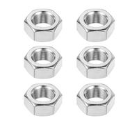 sourcing map Tuercas hexagonales M14 x 1 mm, 6 tuercas hexagonales métricas de acero inoxidable 304, tuercas de bloqueo hexagonales de 22 mm de ancho, 11 mm de altura para maquinaria automotriz uso