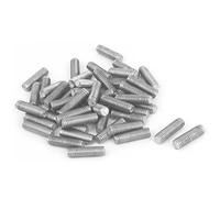 sourcing map Varilla Roscada Espárragos M6 X 1 mm 20mm Longitud Totalmente De Acero Inoxidable 304 50 Pcs