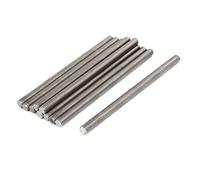 sourcing map Varillas roscadas Bar tornillos 10 pcs M8 x 140 mm de paso 1,25 mm acero inoxidable 304 totalmente
