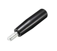 sourcing map volante giratorio manija de la máquina m12 vástago roscado macho para máquinas de taladro metaldo