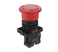 sourcing map ZB2-BE102C Emergencia Parada Enclavamiento Rojo Pulsador Botón Interruptor NC 240V 3A