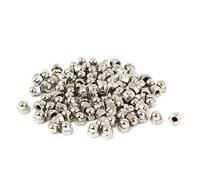 sourcingmap® Diámetro de rosca M3 cabeza alomada Tapa de acero de carburo tuercas hexagonales de Bellota 100pcs