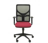 Silla Motilla malla negra asiento bali granate brazo regulable