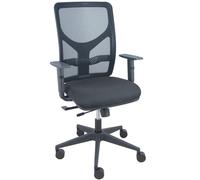 Silla Motilla traslack malla negra asiento bali negro brazo regulable