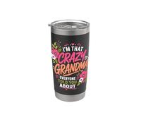 Soy esa abuela loca de la que todos te hablaron Vaso térmico de acero inoxidable de doble pared