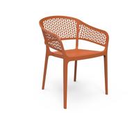 SP-Berner pack de 4 Sillas Saona - Silla de Exterior Resistente, Apilable y Ligera para Jardín, Terraza o Piscina - Diseño Ergonómico y Gran Durabilidad Bronze