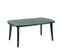 SP Berner Shaf - Atlantic | Mesa Jardin Extensible de Color Verde | Fabricado en España con Materiales Reciclados