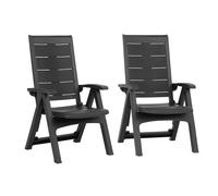 SP Berner - Sillón Reclinable Legno (Pack de 2) - Apto para Exterior, Multiposiciones y Plegable | Hecho en España con Plástico Reciclado de Alta Calidad