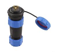 SP21 IP68 Conector de aviación impermeable con 2 pines a 12 pines para ferrocarriles, detectores subacuáticos, maquinaria industrial y sistemas de energía (3 pines)