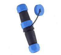 SP21 IP68 Conector de enchufe de aviación impermeable para uso en exteriores en iluminación LED, paneles solares, equipos de comunicaciones y cableado de maquinaria industrial (3 pines)