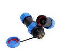 SP21 IP68 Enchufe de aviación Cable Enchufe Conector en línea 2/3/4/5/7/9 / 12pin Resistente al agua(12 pines)