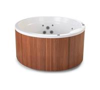 Spa Apto para Cuatro Personas de Forma Circular de Acrílico Broadway Round 178cm Roca - BL Blanco / Sin paneles
